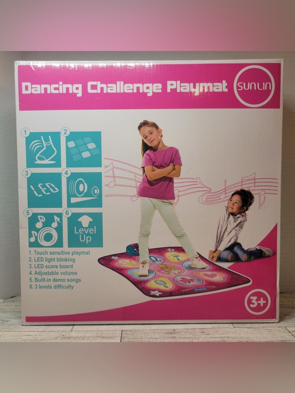 Sunlin Dancing Challenge Playmat Brand New in Box Touch Sensitive LED